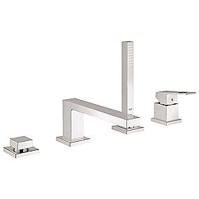 GROHE EuroCube etgrebsbatteri 220mm tud til kar/brus. Forkromet