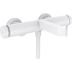 hansgrohe Finoris kar-/brusearmatur, mat hvid