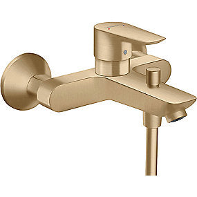 Hansgrohe Talis E kar-brusearmatur, Børstet bronze PVD armatur, Kar- og brusearmatur, Badeværelse, 150mm c/c, keramisk kartusche, Hansgrohe, VVS.