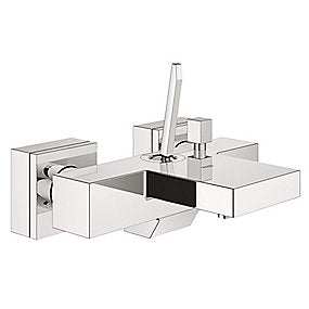 GROHE EuroCube Joy etgrebsbatteri til kar/brus. Forkromet