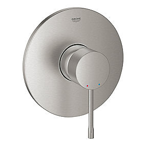 GROHE Essence bruser Forplade, Supersteel forplade, indbygningsarmatur, SilkMove, StarLight, QuickFix, badeværelse, GROHE, VVS.