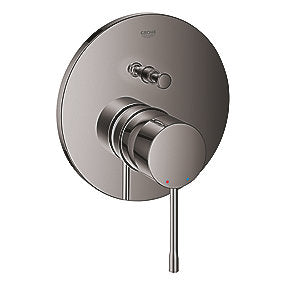 GROHE Essence badekar Forplade, hard graphite forplade, indbygningsarmatur, SilkMove, StarLight, QuickFix, 2-vejsomskifter, badeværelse, GROHE, VVS.