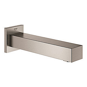 GROHE Universal Cube karudløb, Supersteel karudløb, vægmonteret tud, mousseur, 170mm fremspring, badeværelse, GROHE, VVS.