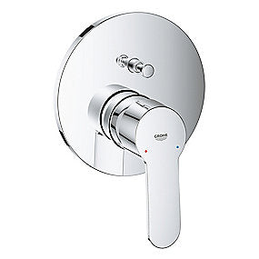GROHE Eurostyle Cosmopolitan kar/brusearmatur, forkromet forplade, indbygningsarmatur, SilkMove, StarLight, QuickFix, badeværelse, GROHE, VVS.