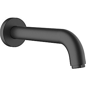 hansgrohe Vernis Blend kartud, mat sort karudløb, vægmonteret tud, normalstråle, 204mm fremspring, badeværelse, hansgrohe, VVS.
