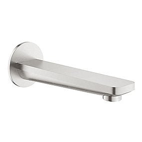 GROHE Lineare New karudløb, Supersteel karudløb, vægmonteret tud, mousseur, 170mm fremspring, badeværelse, GROHE, VVS.