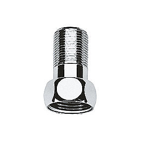 GROHE Lahrer THM / MWZ afgangsforskruning 1 1/2x1 1/4 med roset. Forkromet