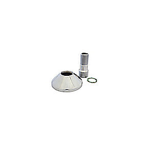 tilgangsstykke lige 3/4'' x 1/2'' - 60 mm, forkromet