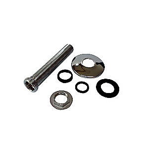 Tilgangsstykke ligeløbende 3/4''x1/2'' 120mm med roset Ø70mm