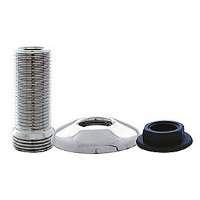 Tilgangsstykke lige 1/2x3/4x 55mm med 1/2''x50x10mm roset
