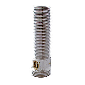 Broen tilgangsstykke excentrisk 85mm lang 3/4''x1/2''. Med afspærring