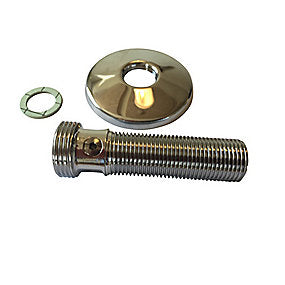 tilgangsstykke 3/4''x1/2'' 85 mm med afspærring, pakning, roset, Til brus.