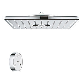 GROHE Rainshower SmartConnct 310 Cube hovedbruser, 2 sprays, Ecojoy 9,5l, med trådløs fjernbetjening
