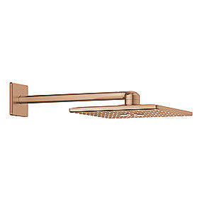 GROHE Rainshower SmartActive 310 Cube Hovedbruser sæt 430 mm, 2 sprays, børstet warm sunset