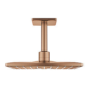 GROHE Rainshower hovedbruser smartactive 310mm, 142mm brusearm, børstet warm sunset
