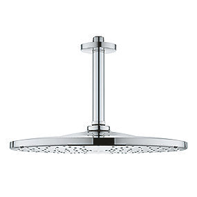 GROHE RSH 310 Mono Hovedbruser sæt til loft Ø310 mm 142 mm brusearm, Ecojoy. Krom