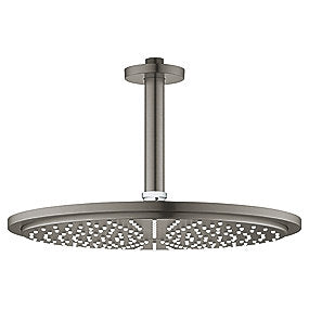 GROHE RSH Cosmopolitan 310 hovedbruser sæt, loft, 142mm, 1 spray, Børstet Hard Graphite