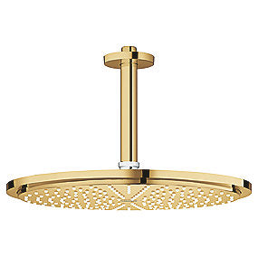 GROHE RSH Cosmopolitan 310 hovedbruser sæt, loft, 142 mm, 1 spray, Poleret Cool Sunrise