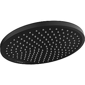 hansgrohe Crometta S 240 hovedbruser, mat sort hovedbruser, rund hovedbruser, Rain stråle, justerbart kugleled, Eco 9L, badeværelse, hansgrohe, VVS.
