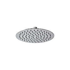 Qtoo d line hovedbruser, poleret rustfrit stål, Ø200mm hovedbruser, korrosionsbestandig, 20 års garanti, badeværelse, Qtoo, VVS.