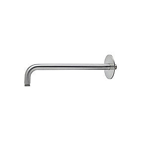 QTOO d line Circle Vægarm 300mm Ø90 roset, matbørstet