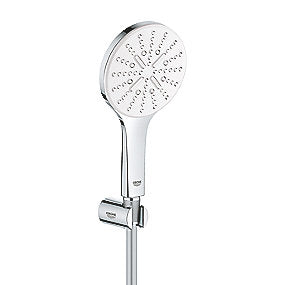 GROHE Rainshower SmartActive 130 håndbrusersæt 3 sprays, med håndbruse holder, Silverflex bruseslange 1.500 mm, krom