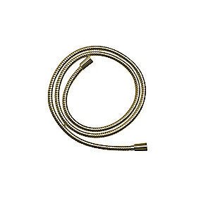 Qtoo Bruseslange 1500mm, metal Poleret PVD Messing