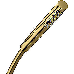 AXOR Starck stavhåndbruser 1jet PGO, Polished Gold Optic håndbruser, 1jet håndbruser, luksus badeværelse, AXOR, Starck, VVS.