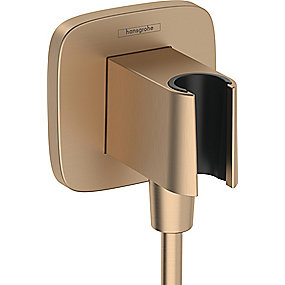 hansgrohe FixFit Q slangeudtag 1/2 til håndbruser. Brushed bronze