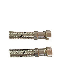 Neoperl Neoflex Silikone tilslutningsslanger med rustfri flet. 1'' muffe x muffe 500 mm