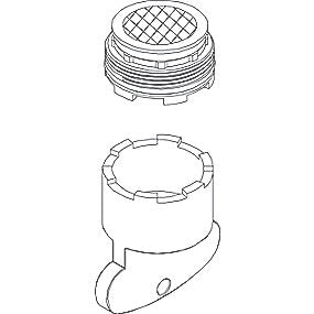 Luftblander M24x1 Rubclean & Nøgle