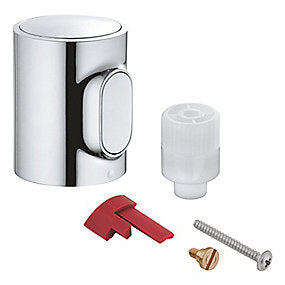 GROHE Grohtherm 500 temperaturindstilling. Forkromet
