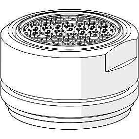 Oras Luftblander, M24x1, 6 l/min Forkromet