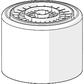 Oras Group Luftblander, STD M22x1 CC A Mat sort