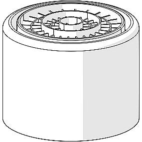 Oras Group Luftblander, STD M22x1 LP Forkromet