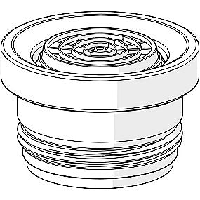 Oras Group Luftblander og nøgle, PCA 1.5 gpm Mat sort