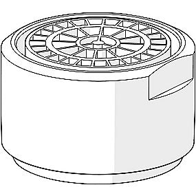 Oras Luftblander, STD M24x1 LL C Forkromet