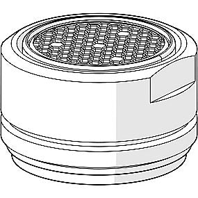 Oras Luftblander, M24x1 uk Forkromet