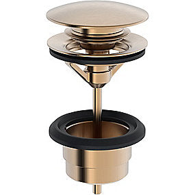 Oras Komplet push-up bundventil Børstet bronze