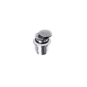 QTOO d line Integral Bundventil 1 1/4'' åben - matbørstet