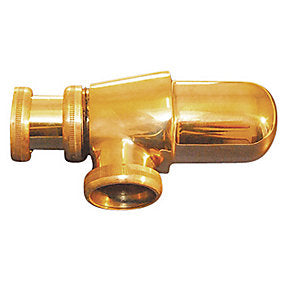 pungvandlås 1 1/4'' poleret messing