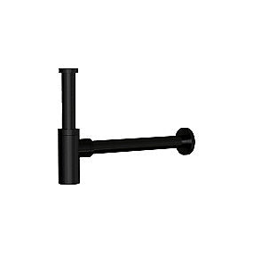 Qtoo d line vandlås mat børstet sort PVD. Højde 30-120mm, Længde 100-350mm