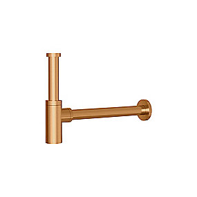 Qtoo d line vandlås mat børst. kobber PVD. Højde 30-120mm, Længde 100-350mm