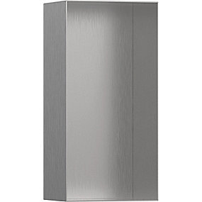 hansgrohe Xtrastoris Minimalistic vægniche 300x150x100mm til indbygning. Brushed Stainless