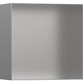 hansgrohe Xtrastoris Minimalistic vægniche 300x300x140mm til indbygning. Brushed Stainless