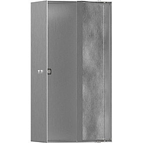 hansgrohe Xtrastoris Rock vægniche 300x150x100mm til indbygning. Brushed Stainless Steel