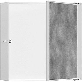 hansgrohe Xtrastoris Rock vægniche 300x300x100mm til indbygning. mat hvid
