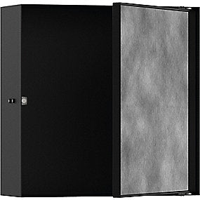 hansgrohe Xtrastoris Rock vægniche 300x300x100mm til indbygning. mat sort