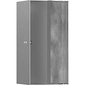 hansgrohe Xtrastoris Rock vægniche 300x150x140mm til indbygning. Brushed Stainless Steel
