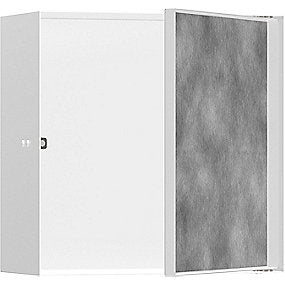 hansgrohe Xtrastoris Rock vægniche 300x300x140mm til indbygning. mat hvid
